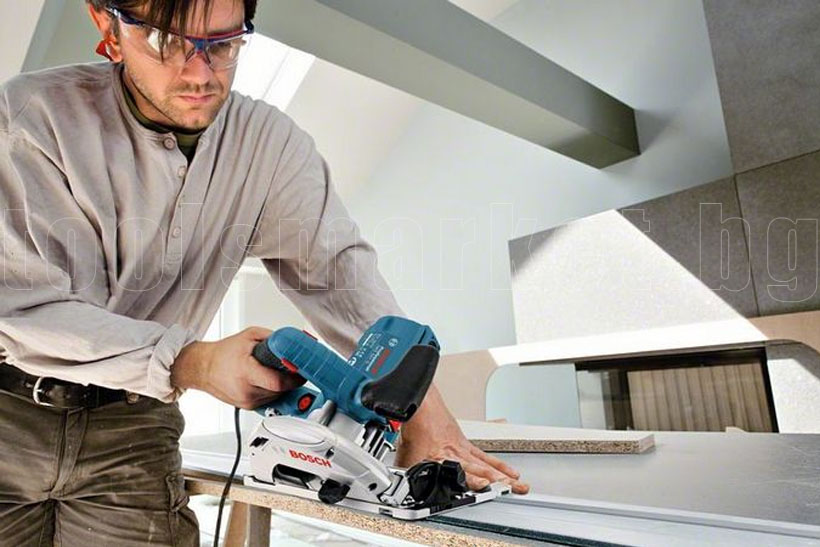 Нов Продукт Ръчен циркуляр Bosch GKS 55+ G в L-BOXX 238 