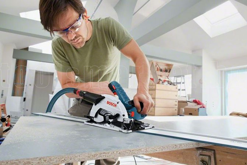 Нов Продукт Ръчен циркуляр Bosch GKS 55+ G в L-BOXX 238 