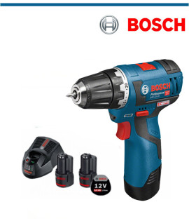 Акумулаторен винтоверт Bosch GSR 12V-20 + 2x2.0Ah +L-Boxx