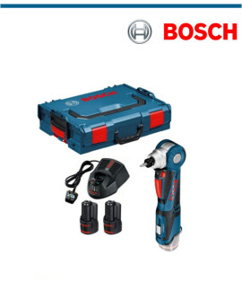 Акумулаторен ъглов гайковерт Bosch GWI 12V-5+2х2,0Ah+L-Boxx